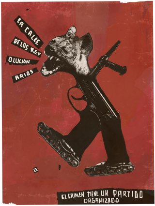 Gorki Aguila, El crimen de un partido organizado, 2020, digital print limited editions, 1:10