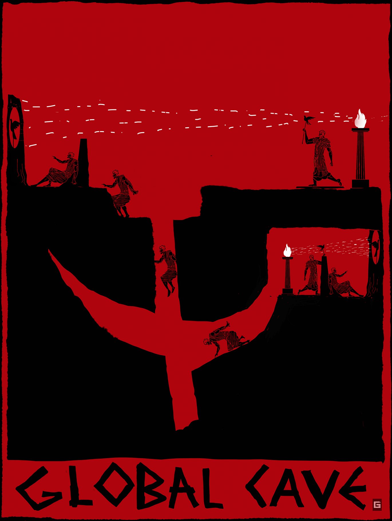 Gorki Aguila, Global cave, 2020, digital print limited edition, 1:10