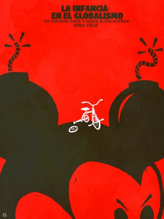 Gorki Aguila, La infancia en el Globalismo, 2020, digital print limited edition, 1:10