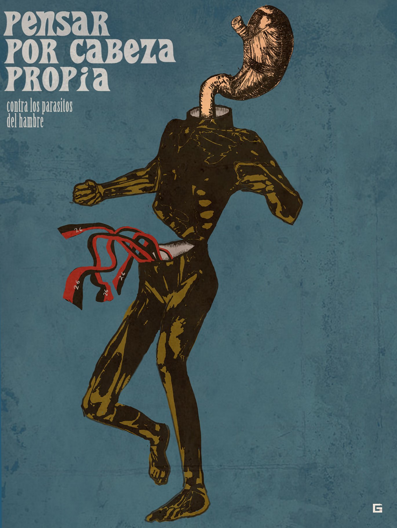 Gorki Aguila, Pensar por cabeza propia, 2020, digital print limited edition, 1:10