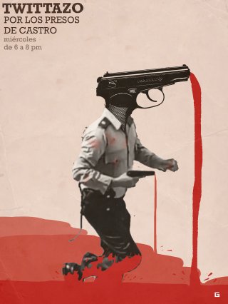 Gorki Aguila, Twitazo por los presos de castro, 2020, digital print limited edition, 1:10