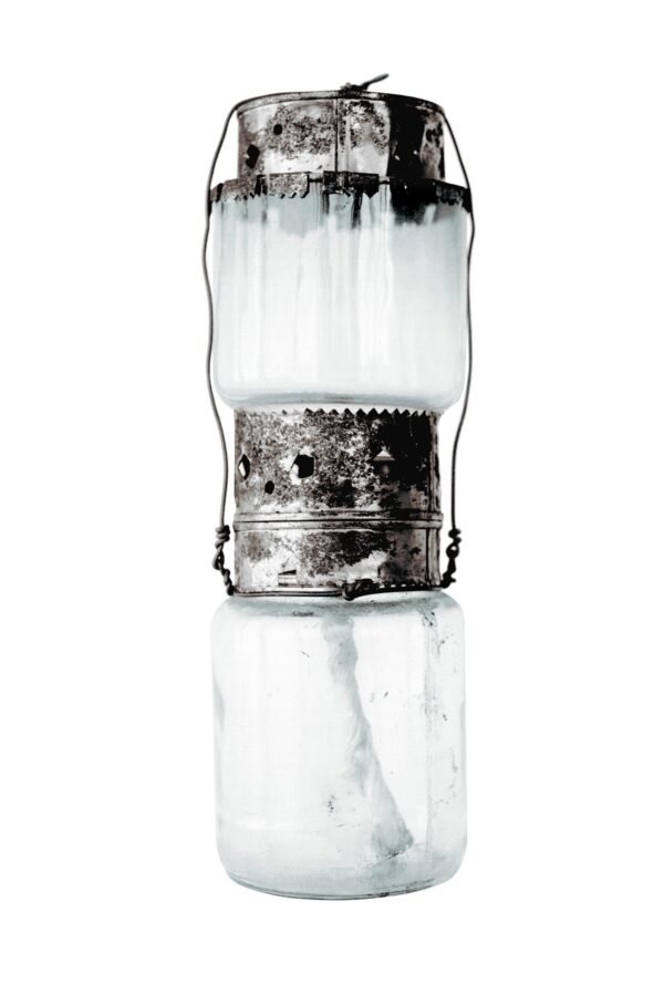 Ordo Amoris Cabinet, Provisional object, glass lamp, 1996